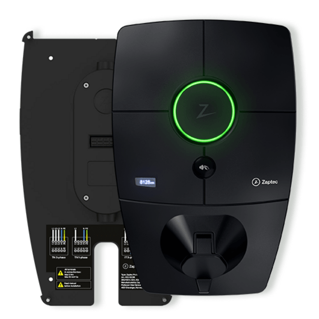 Zaptec Pro | Charging station + Backplate | 22kW - Regel je Laadpaal