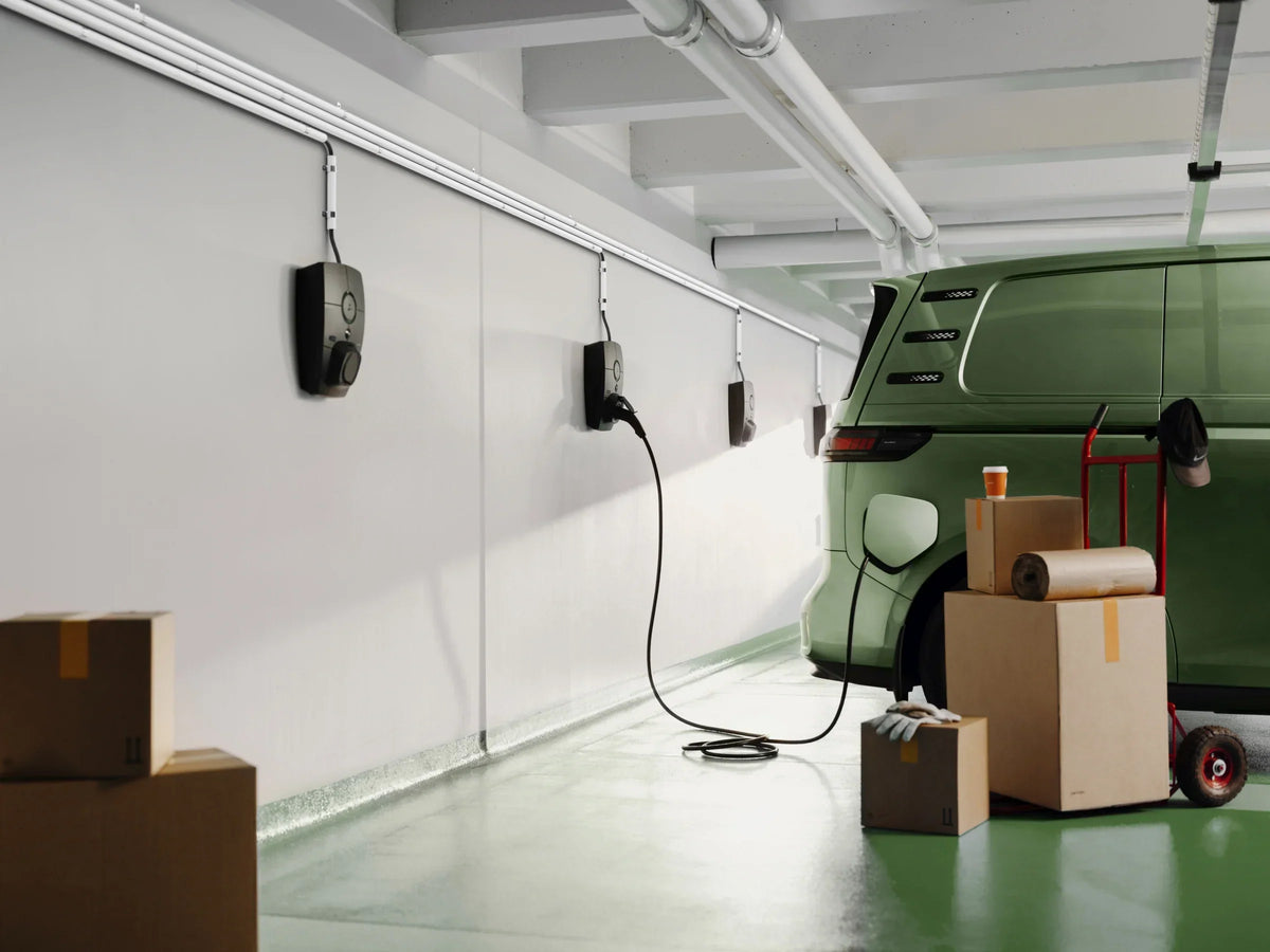 Zaptec laadpaal thuis voor een elektrische auto van de zaak