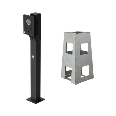 Onepole Montagepaal Lite | Paal voor Zaptec Go & Go2 - Regel je Laadpaal