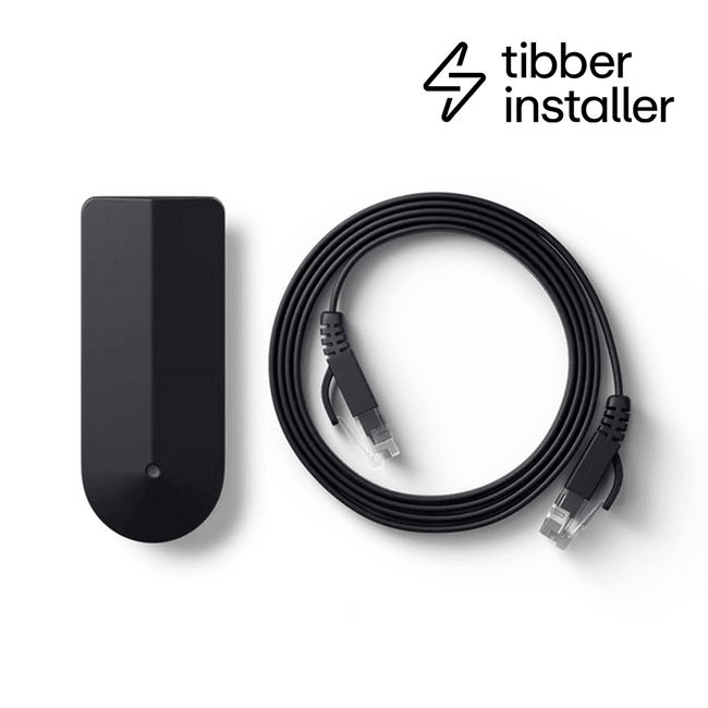 Inhoud van de Tibber Pulse P1 verpakking